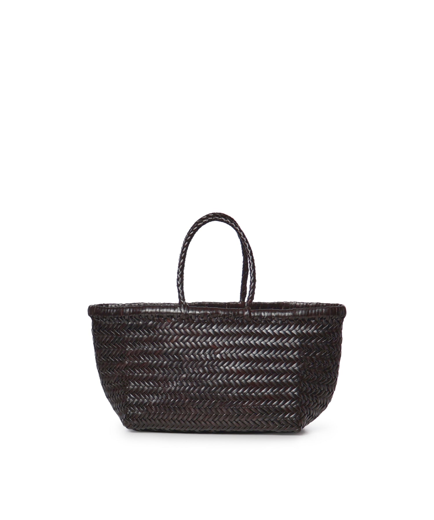 Borsa Bamboo Triple Jump small in pelle 8811 DK BROWN DRAGON DIFFUSION 