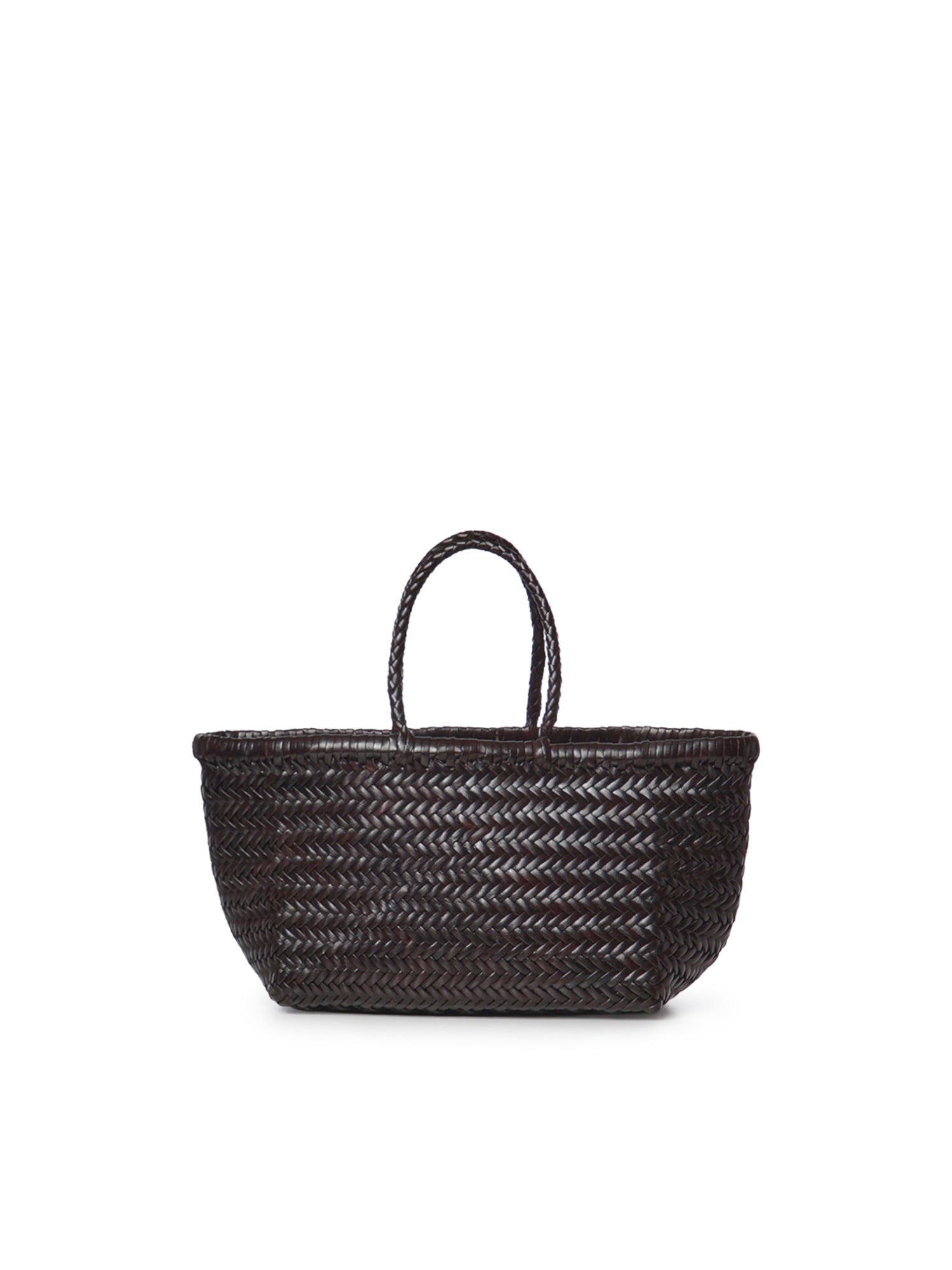 Borsa Bamboo Triple Jump small in pelle 8811 DK BROWN DRAGON DIFFUSION 
