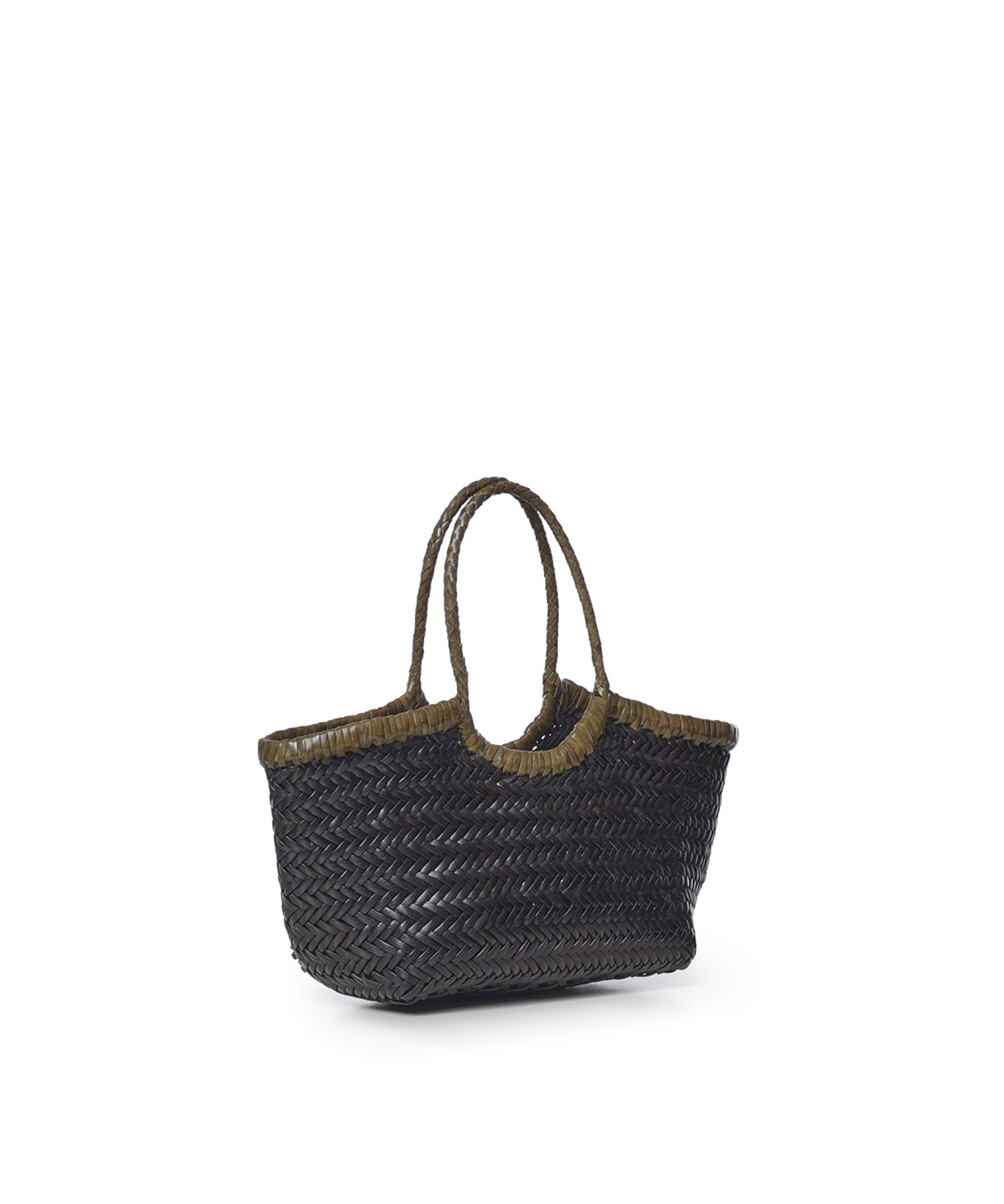 Borsa Nantucket Small in pelle 8829BI BLACK/KHAKI DRAGON DIFFUSION 