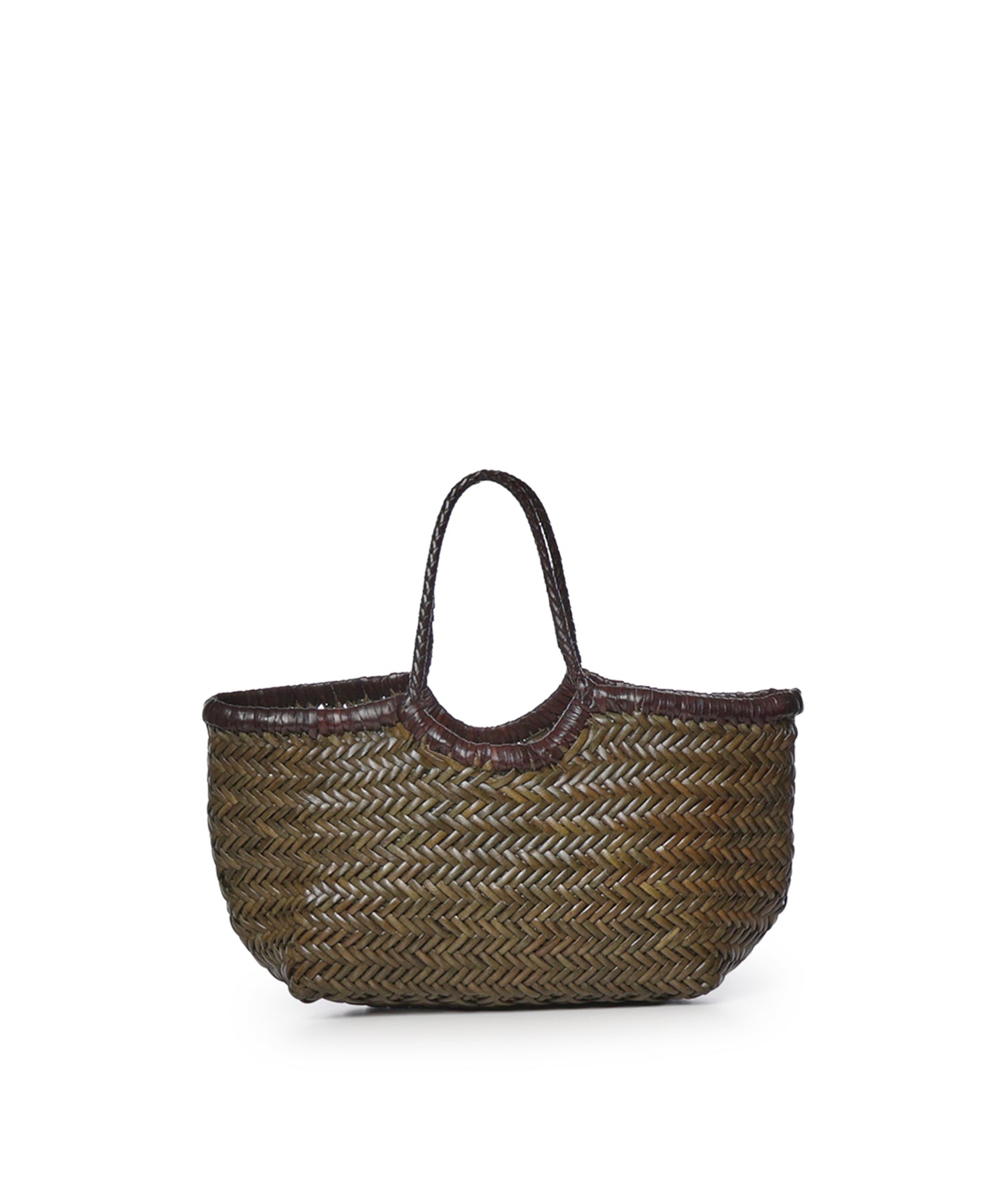 Borsa Nantucket Small in pelle 8829BI KHAKI/DARK BROWN DRAGON DIFFUSION 
