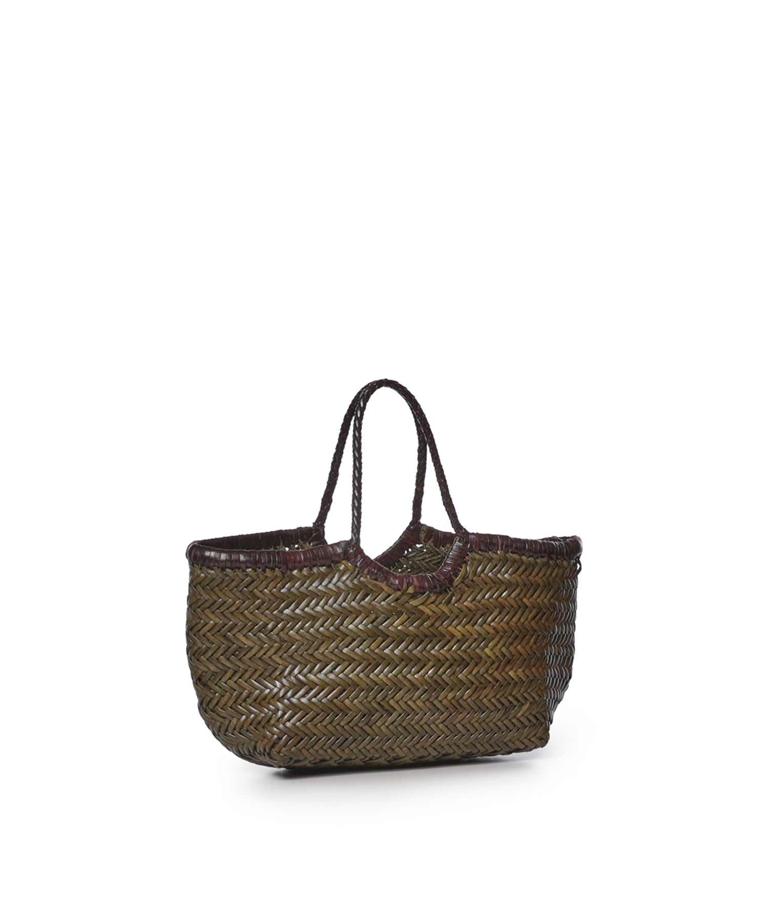 Borsa Nantucket Small in pelle 8829BI KHAKI/DARK BROWN DRAGON DIFFUSION 