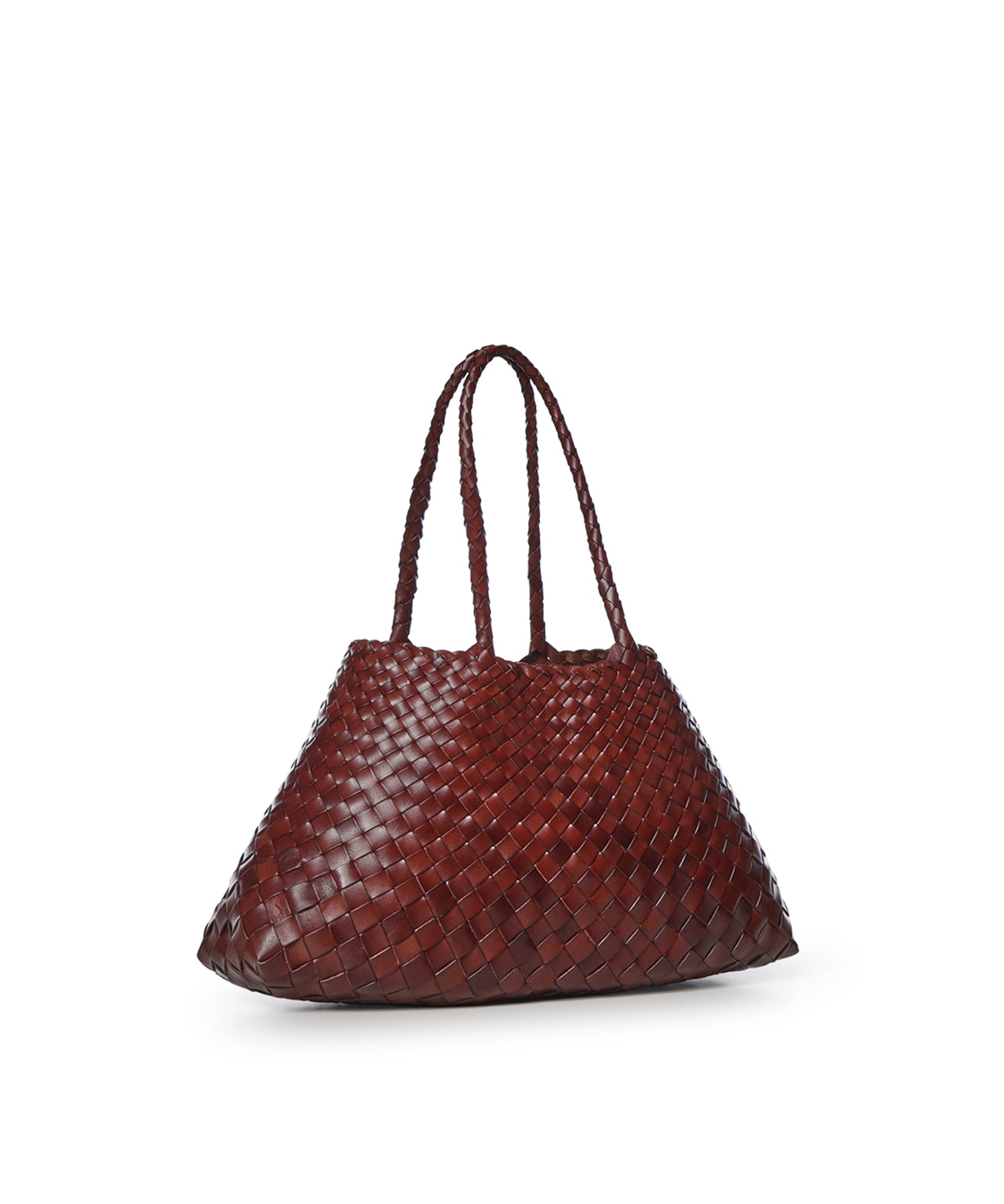 Borsa Santa Croce in pelle<BR/> 8892 BRUCIATO DRAGON DIFFUSION 