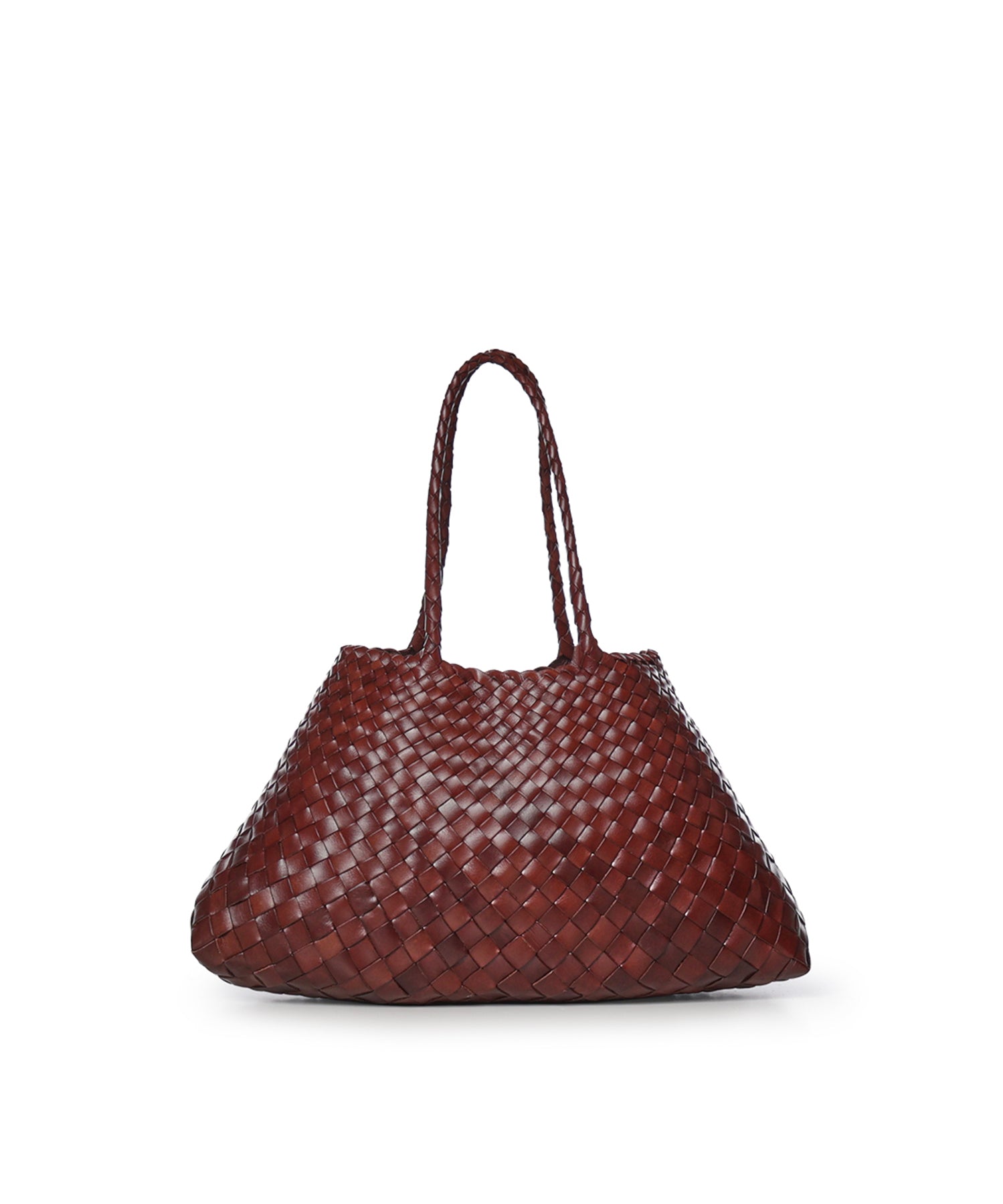 Borsa Santa Croce in pelle<BR/> 8892 BRUCIATO DRAGON DIFFUSION 
