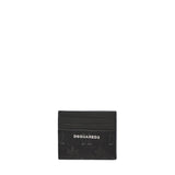 Portacarte in pelle con logo CCM0045 2124 DSQUARED2 