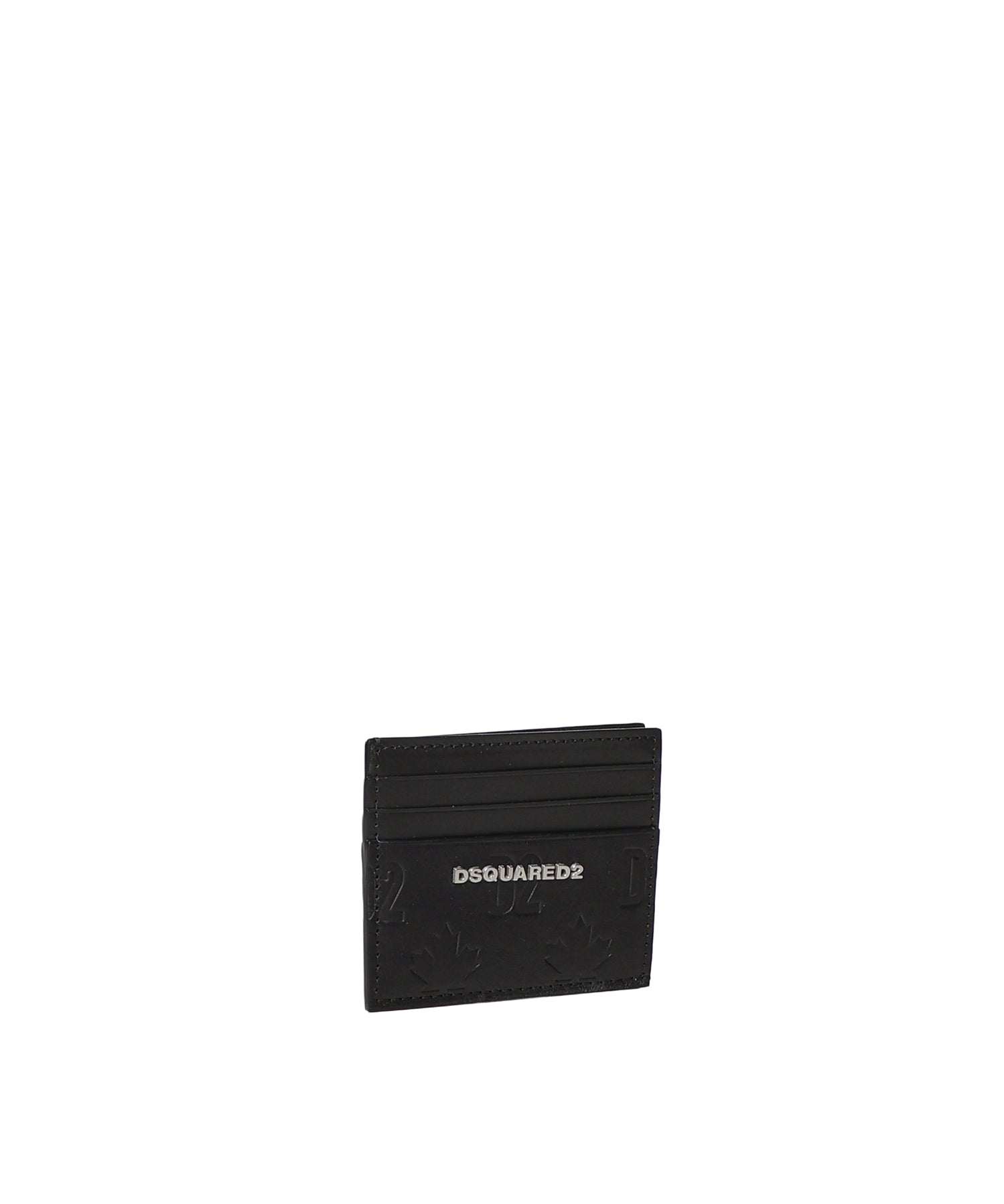 Portacarte in pelle con logo CCM0045 2124 DSQUARED2 
