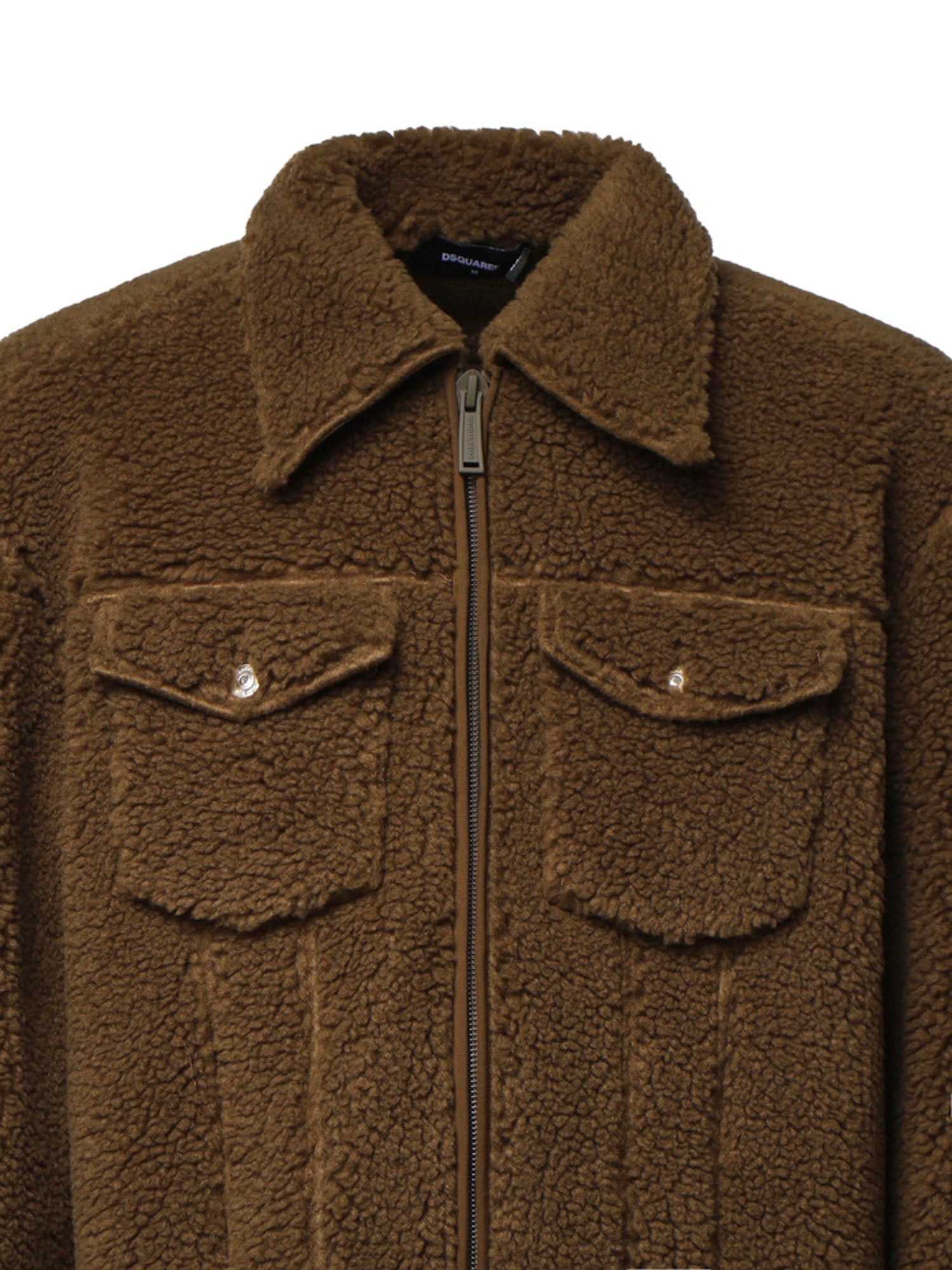 Giacca Teddy con logo S74AM1719 S25602136 DSQUARED2 