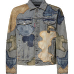 Giacca in denim camouflage S74AM1733 D30047470 DSQUARED2 