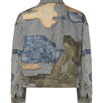 Giacca in denim camouflage S74AM1733 D30047470 DSQUARED2 