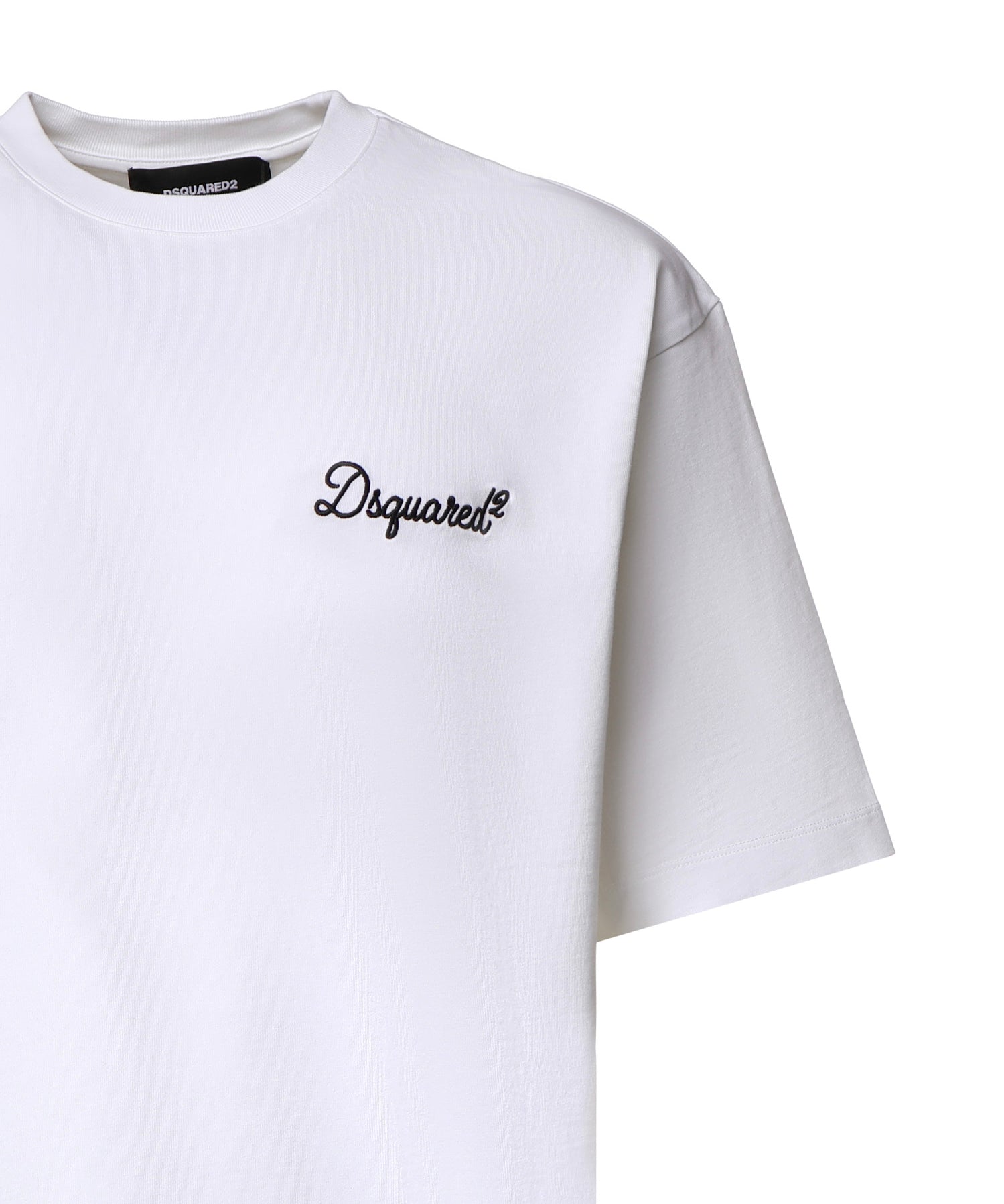 T-shirt in cotone con logo S74GD1525 D20106100 DSQUARED2 