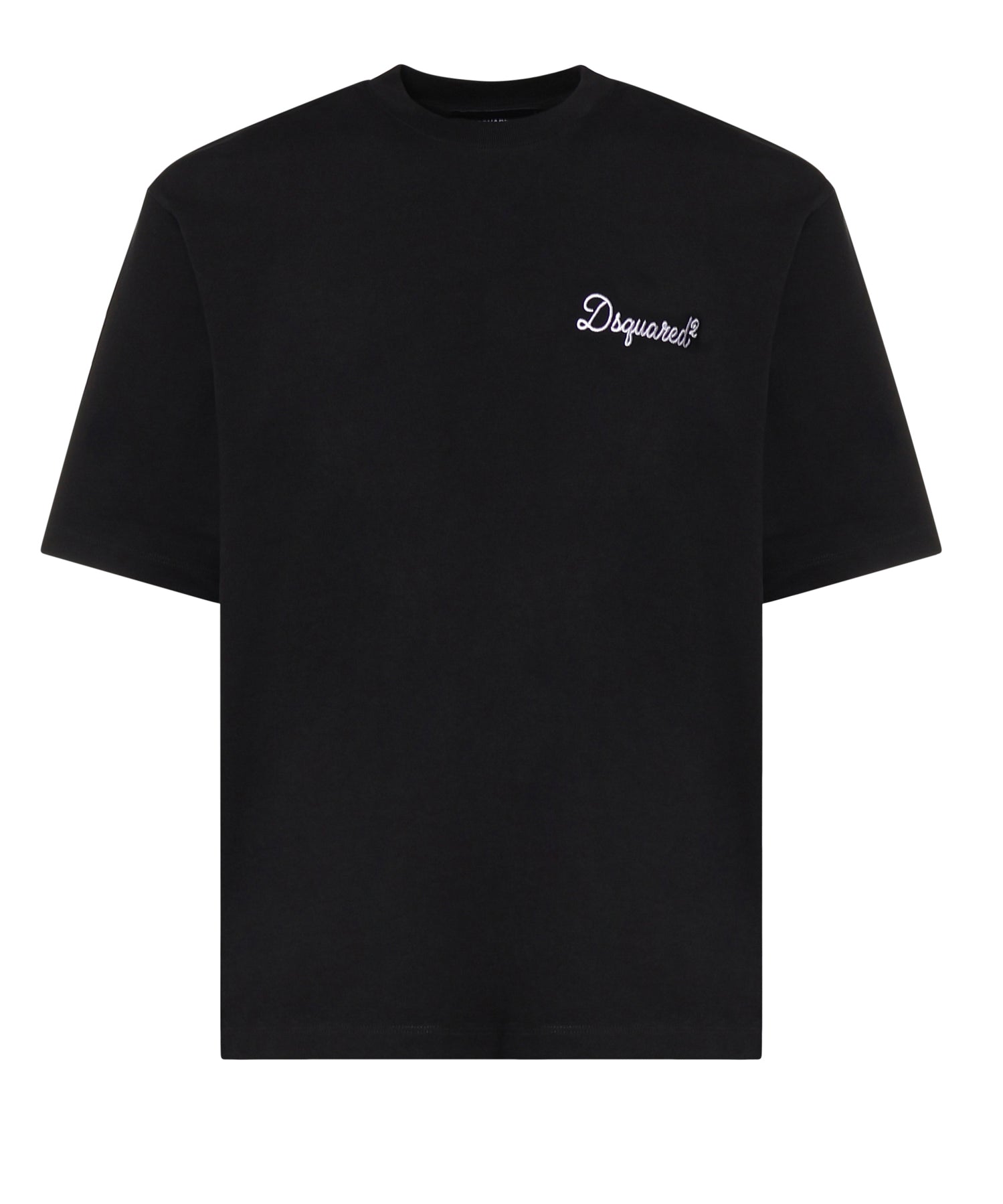 T-shirt in cotone con logo <BR/> S74GD1525 D20106900 DSQUARED2 