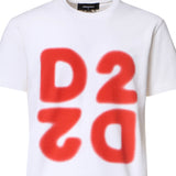 T-shirt D2 Upside Down in cotone S74GD1579 D20106100 DSQUARED2 