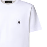 T-shirt in cotone con logo S74GD1594 D20136100 DSQUARED2 