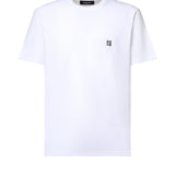 T-shirt in cotone con logo S74GD1594 D20136100 DSQUARED2 