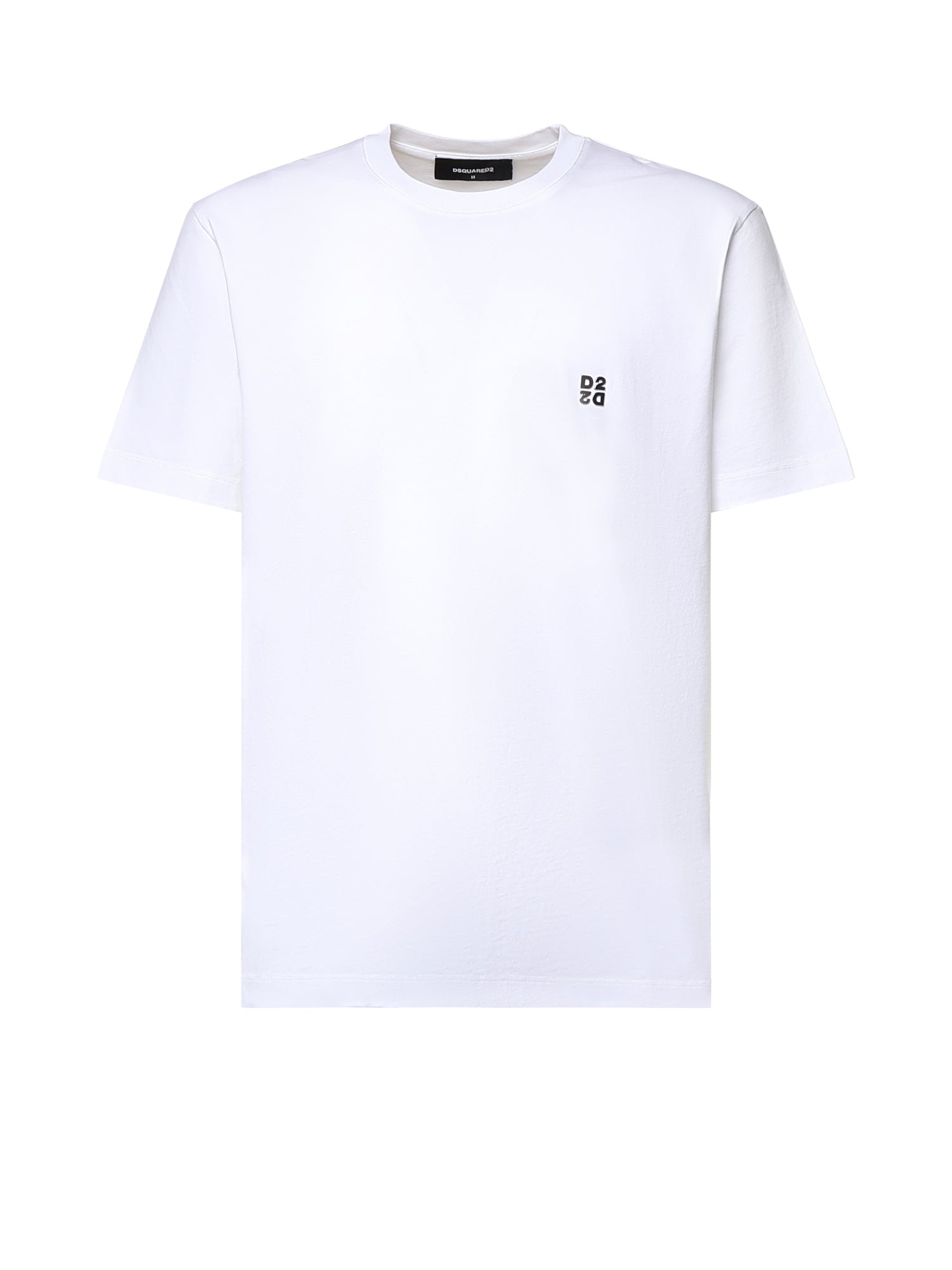 T-shirt in cotone con logo S74GD1594 D20136100 DSQUARED2 