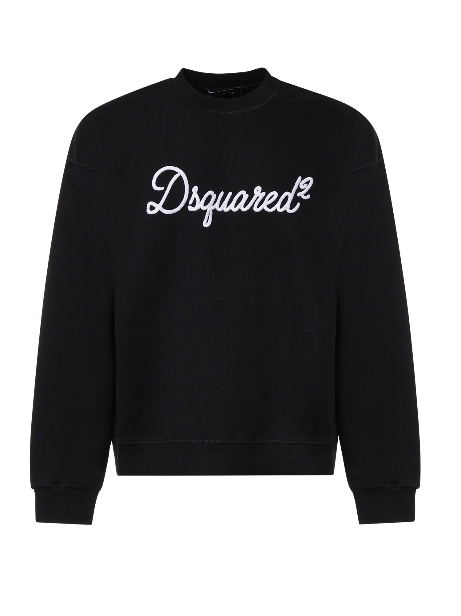 Felpa in cotone con logo S74GU0928 D25029900 DSQUARED2 