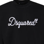 Felpa in cotone con logo S74GU0928 D25029900 DSQUARED2 