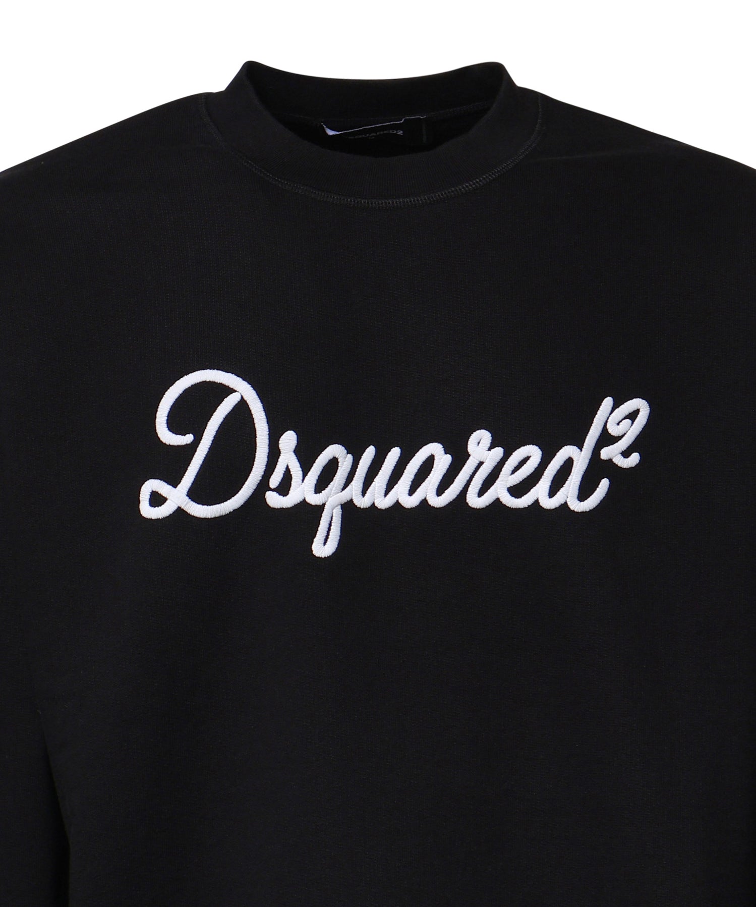 Felpa in cotone con logo S74GU0928 D25029900 DSQUARED2 