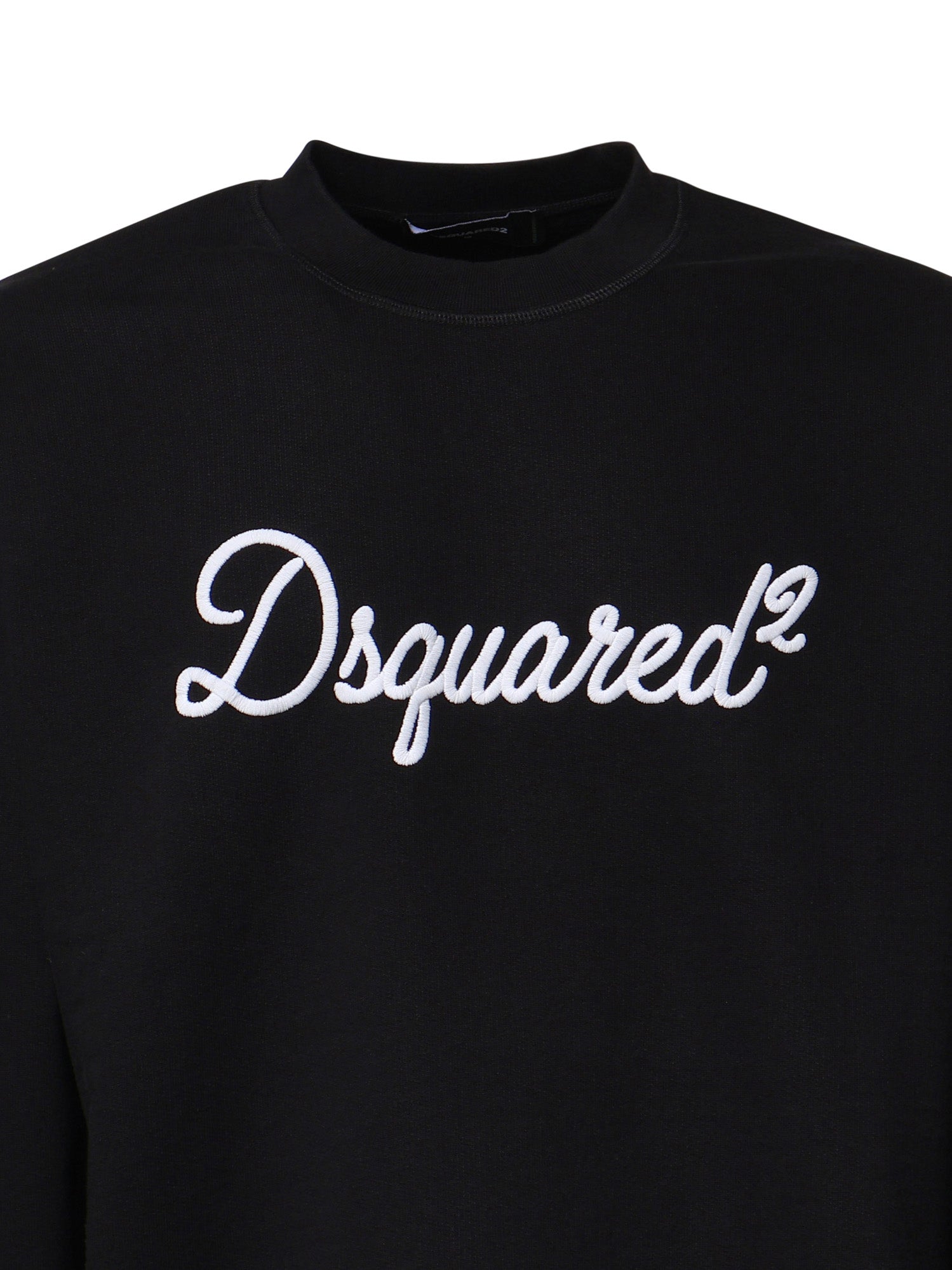 Felpa in cotone con logo S74GU0928 D25029900 DSQUARED2 