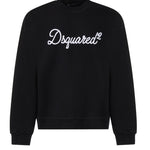 Felpa in cotone con logo S74GU0928 D25029900 DSQUARED2 