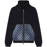 Felpa D2 Monogram Relax in cotone S74HG0190 D25028900 DSQUARED2 