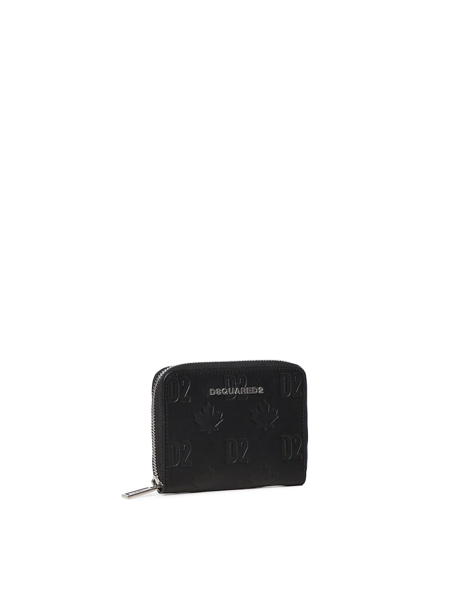 Portafoglio in pelle con logo WAM0009 2124 DSQUARED2 