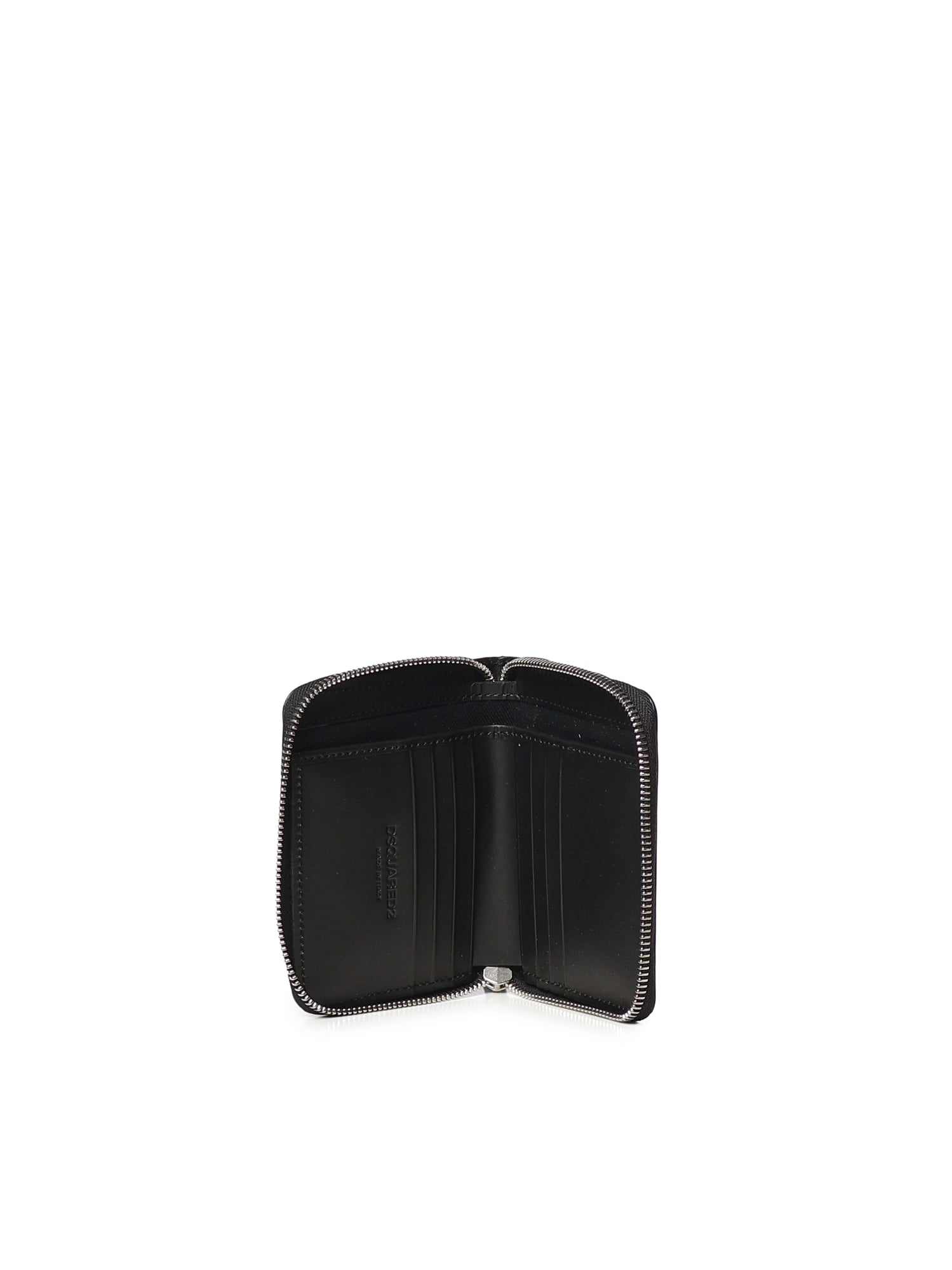 Portafoglio in pelle con logo WAM0009 2124 DSQUARED2 