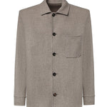Overshirt in lana e cashmere N75GBTM41TES0N077 07 ELEVENTY 