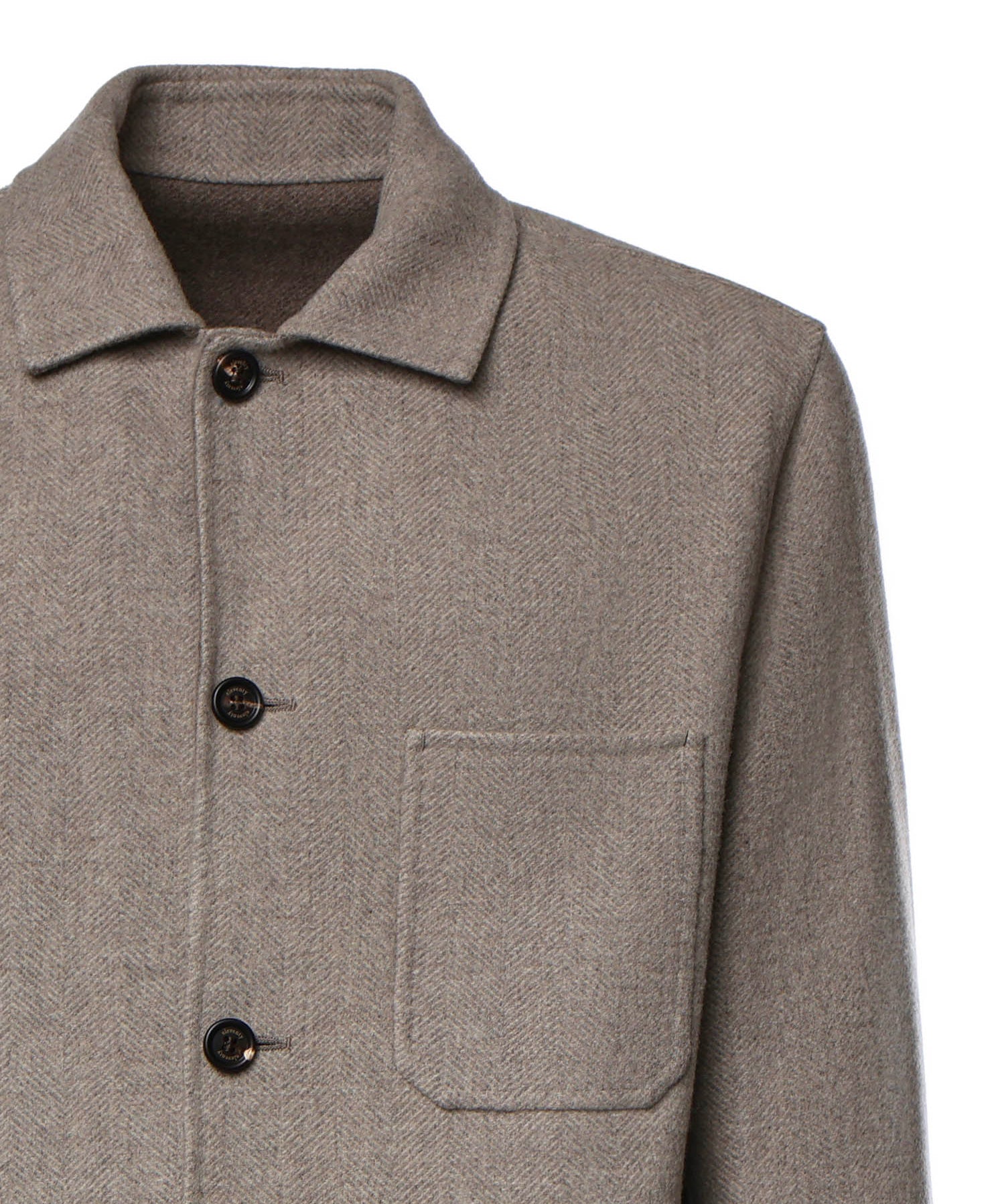 Overshirt in lana e cashmere N75GBTM41TES0N077 07 ELEVENTY 