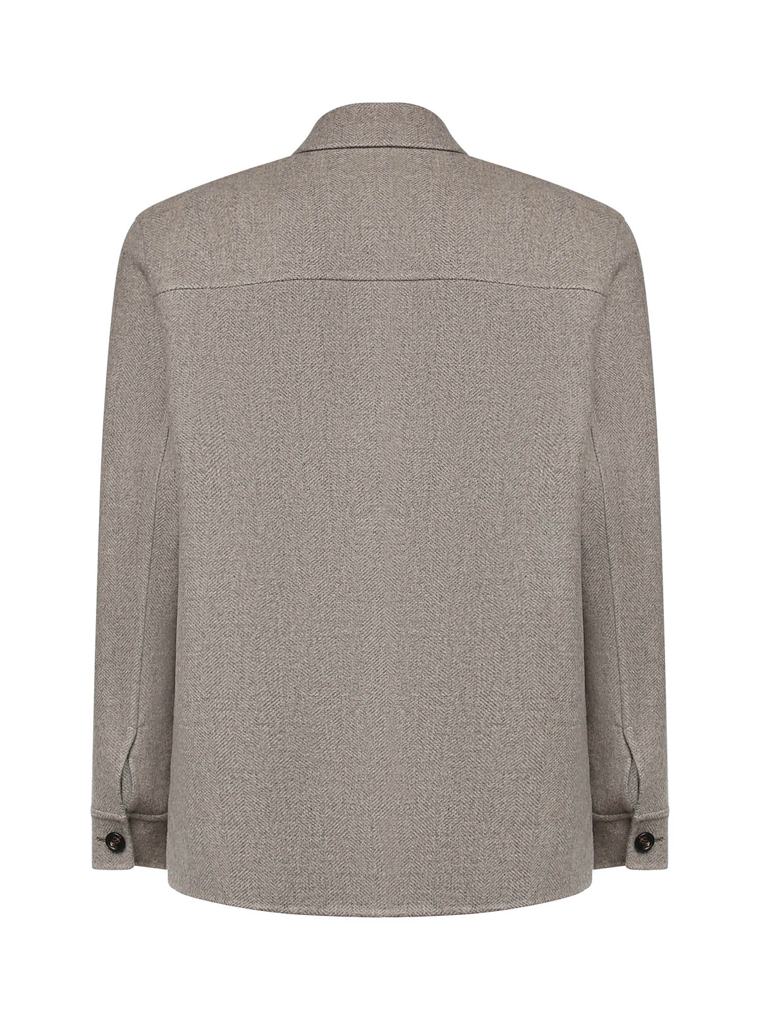 Overshirt in lana e cashmere N75GBTM41TES0N077 07 ELEVENTY 