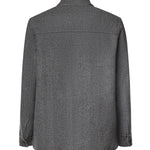 Overshirt in lana e cashmere N75GBTM41TES0N077 14 ELEVENTY 