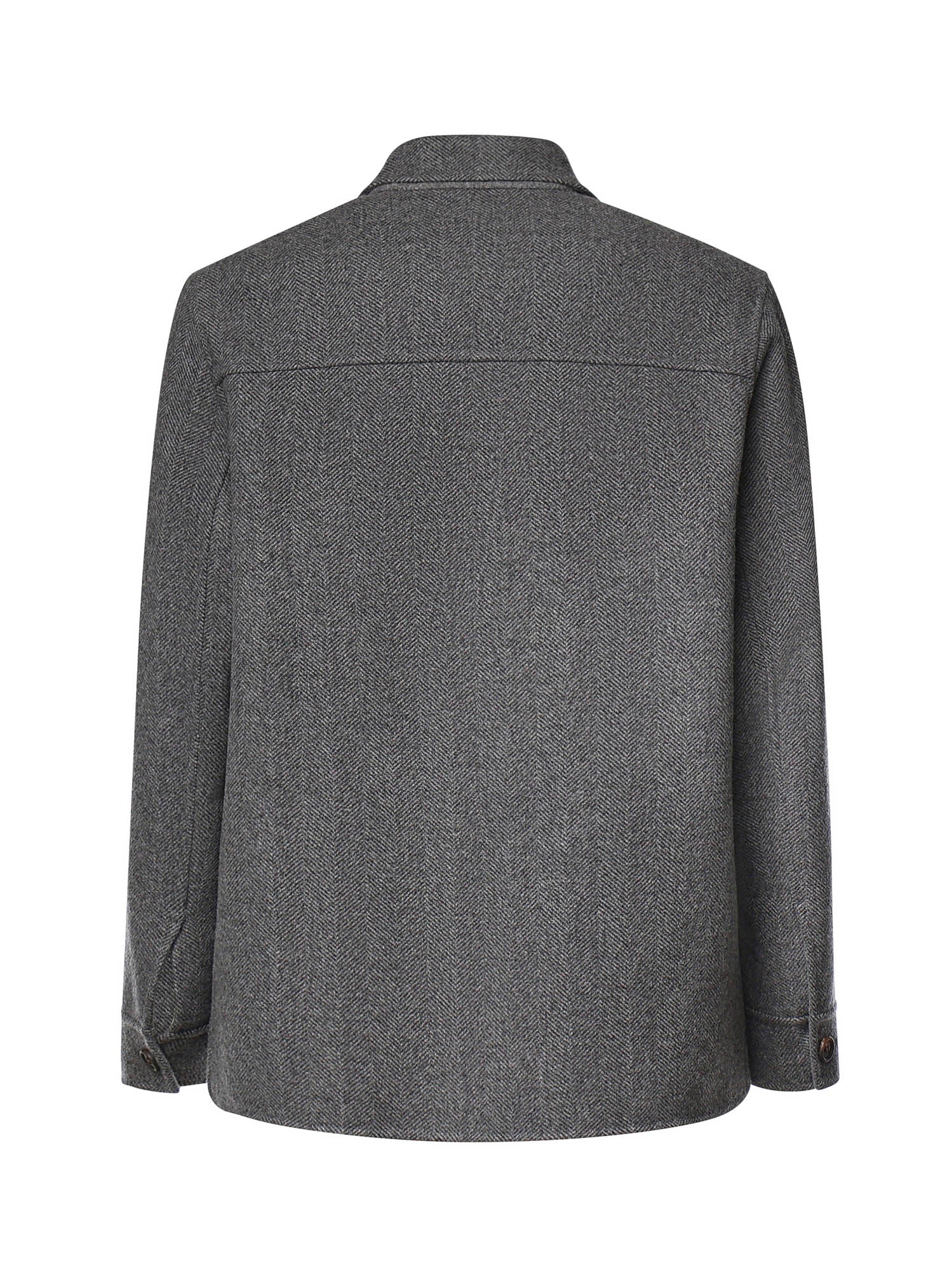 Overshirt in lana e cashmere N75GBTM41TES0N077 14 ELEVENTY 