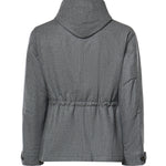 Field jacket con cappuccio blu navy N75GBTN11TES0N047 14 ELEVENTY 