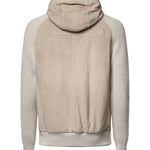 Giubbino in suede e maglia N75GBTN24PEL0N038 02 ELEVENTY 