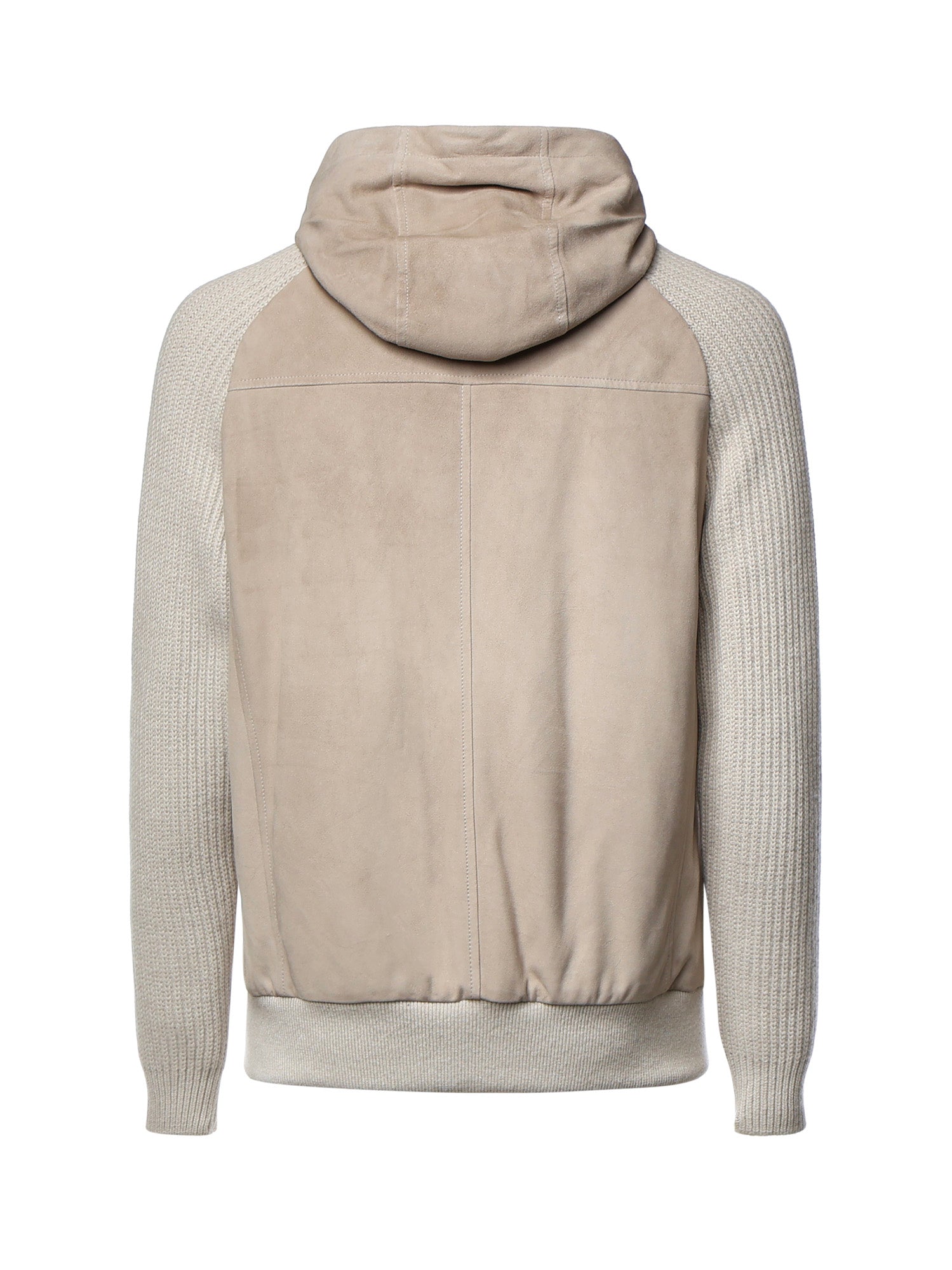 Giubbino in suede e maglia N75GBTN24PEL0N038 02 ELEVENTY 