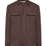 Overshirt in misto lana N75GIAK08TES0N047 05 ELEVENTY 
