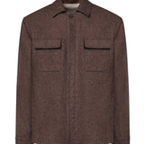 Overshirt in misto lana N75GIAK08TES0N047 05 ELEVENTY 
