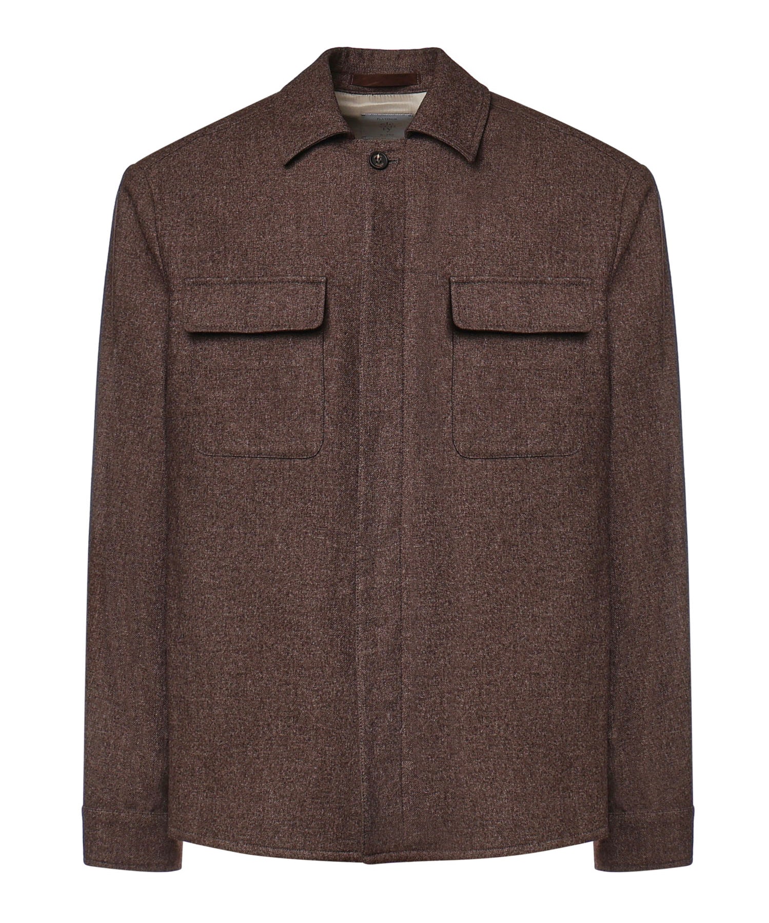 Overshirt in misto lana N75GIAK08TES0N047 05 ELEVENTY 