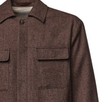 Overshirt in misto lana N75GIAK08TES0N047 05 ELEVENTY 