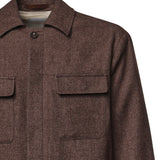Overshirt in misto lana N75GIAK08TES0N047 05 ELEVENTY 