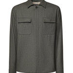 Overshirt in misto lana N75GIAK08TES0N047 07 ELEVENTY 