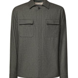 Overshirt in misto lana N75GIAK08TES0N047 07 ELEVENTY 