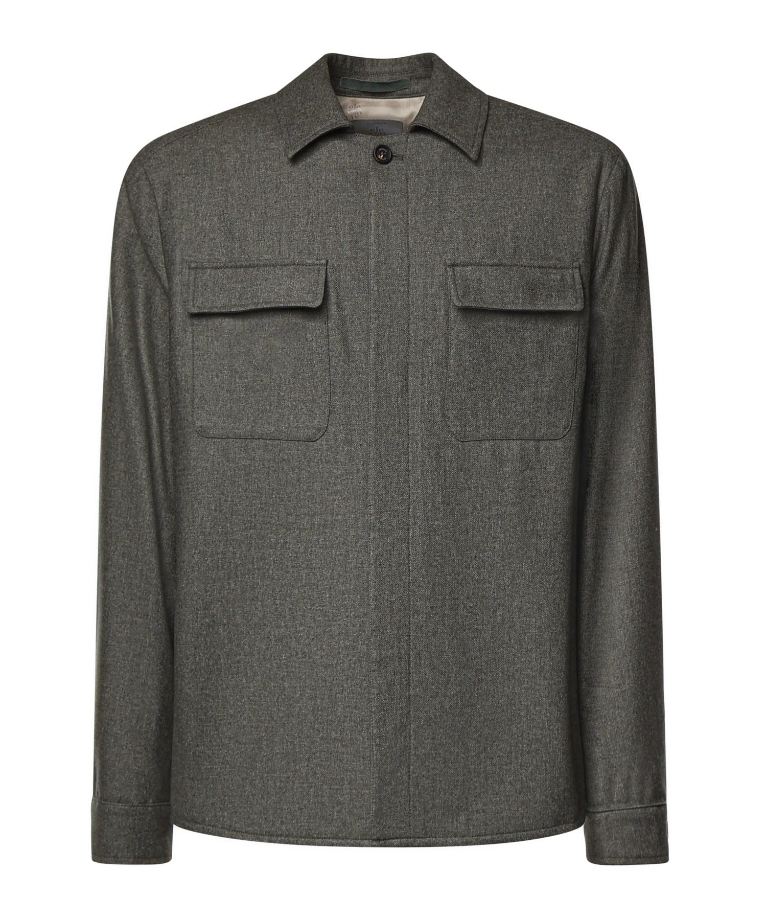 Overshirt in misto lana N75GIAK08TES0N047 07 ELEVENTY 