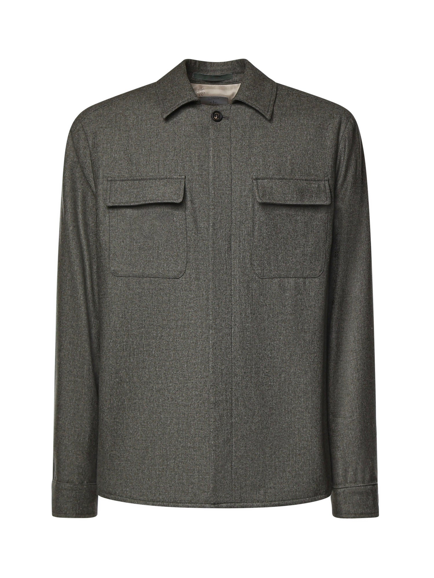 Overshirt in misto lana N75GIAK08TES0N047 07 ELEVENTY 