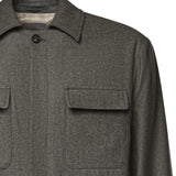 Overshirt in misto lana N75GIAK08TES0N047 07 ELEVENTY 