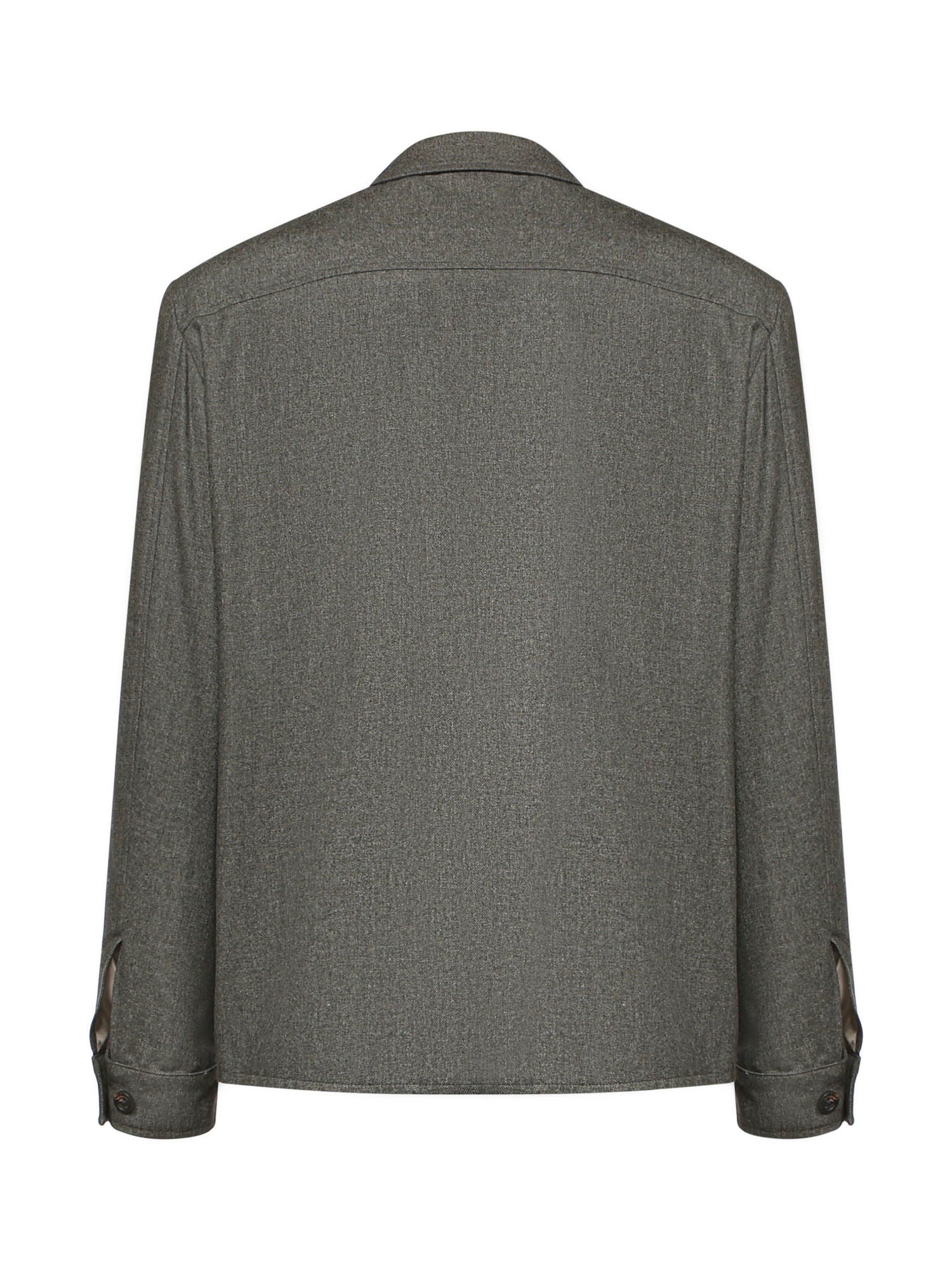 Overshirt in misto lana N75GIAK08TES0N047 07 ELEVENTY 