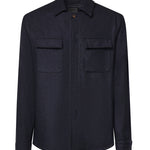 Overshirt in misto lana N75GIAK08TES0N047 11 ELEVENTY 