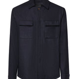 Overshirt in misto lana N75GIAK08TES0N047 11 ELEVENTY 
