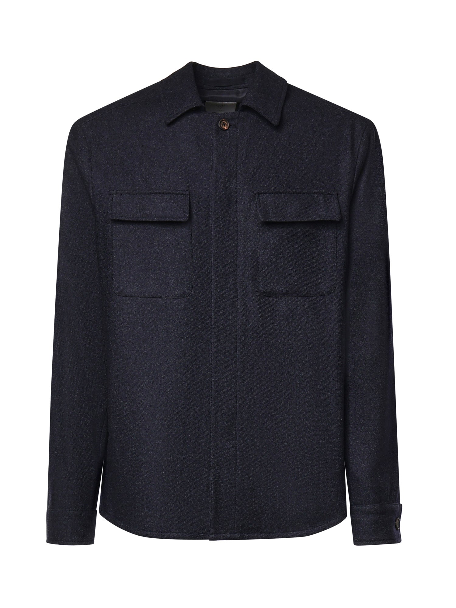 Overshirt in misto lana N75GIAK08TES0N047 11 ELEVENTY 