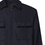 Overshirt in misto lana N75GIAK08TES0N047 11 ELEVENTY 