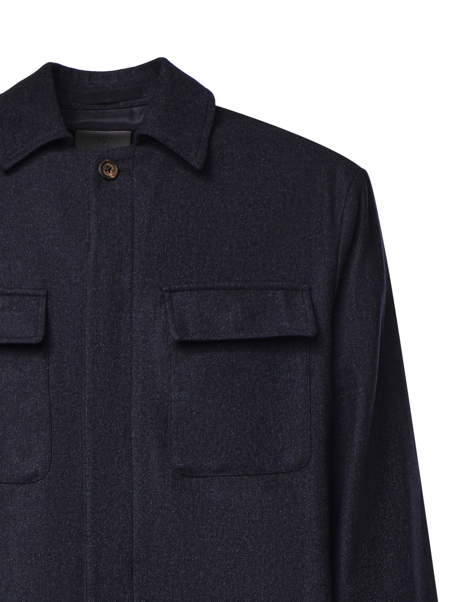 Overshirt in misto lana N75GIAK08TES0N047 11 ELEVENTY 